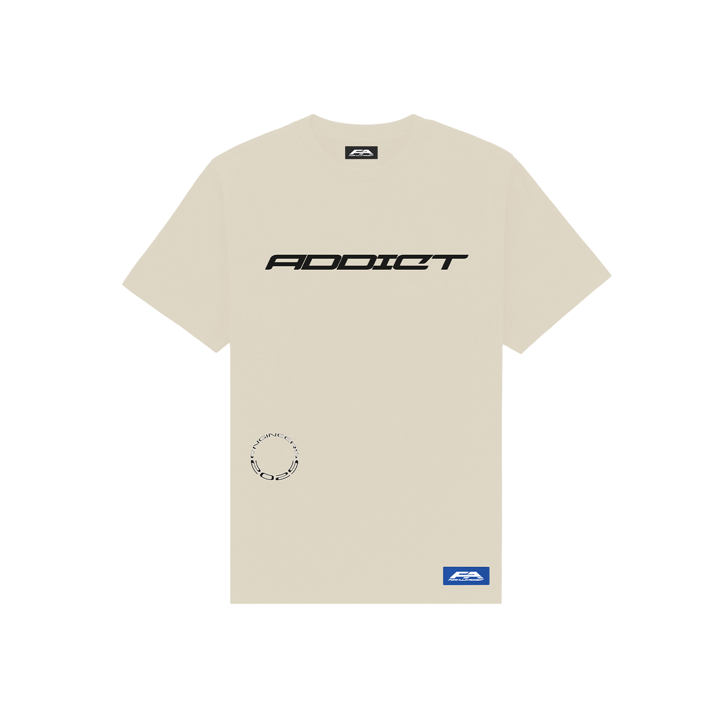 ADDICT TEE 'CREAM'